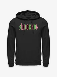 Wicked Elphaba and Glinda Silhouettes Logo Hoodie