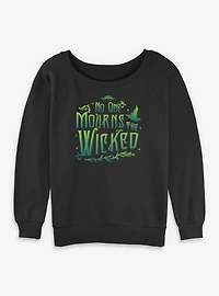 Wicked No One Mourns The Womens Slouchy Sweatshirt