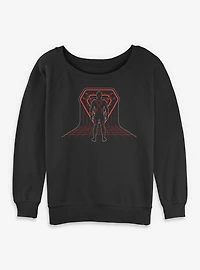 Tron: Ares Grid Womens Slouchy Sweatshirt