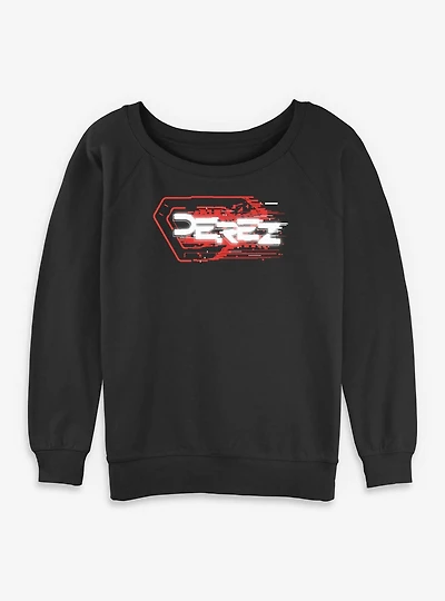 Tron: Ares Derez Womens Slouchy Sweatshirt