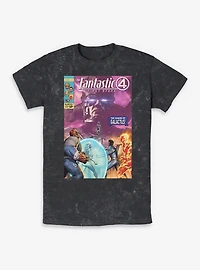 Marvel The Fantastic Four: First Steps Coming Of Galactus Mineral Wash T-Shirt