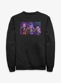 KPop Demon Hunters Huntrix Eating Sweatshirt