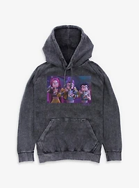 KPop Demon Hunters Huntrix Eating Mineral Wash Hoodie