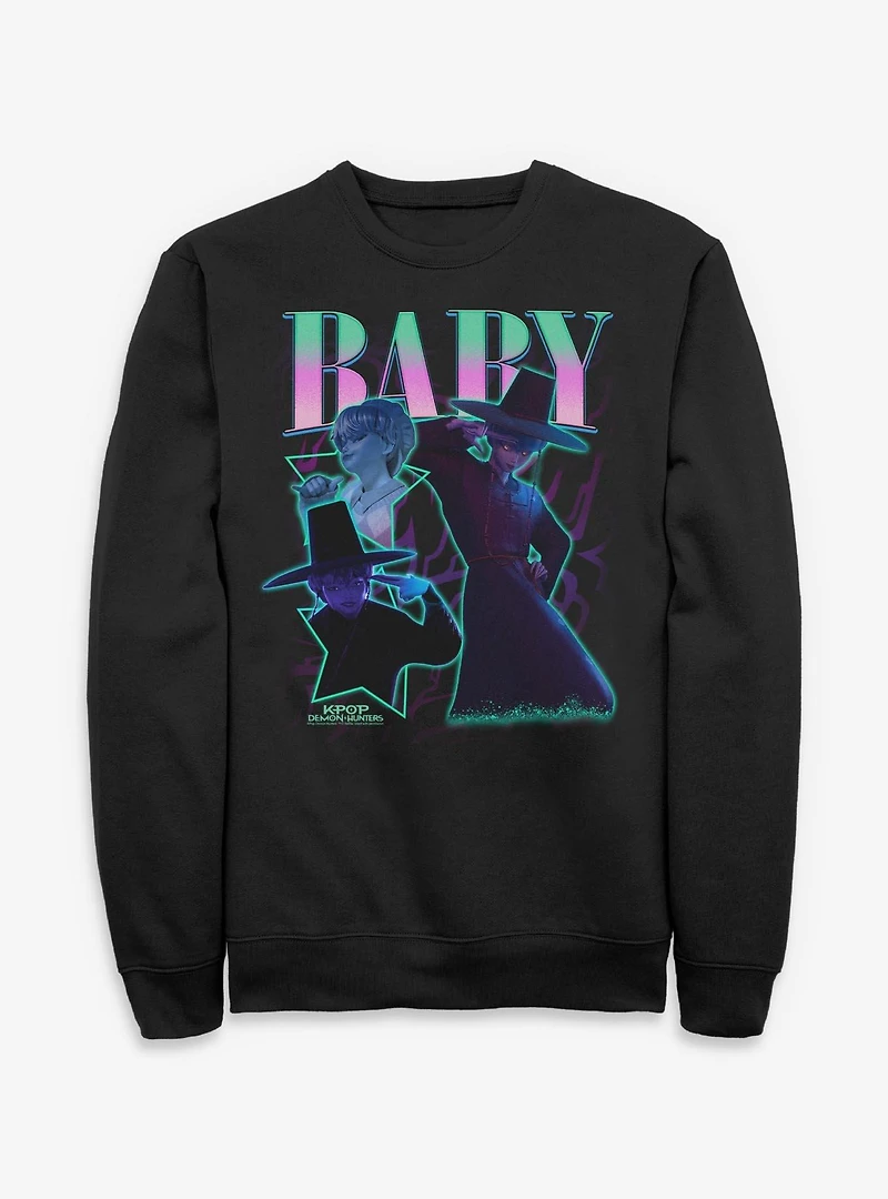 KPop Demon Hunters Saja Boys Y2K Baby Sweatshirt