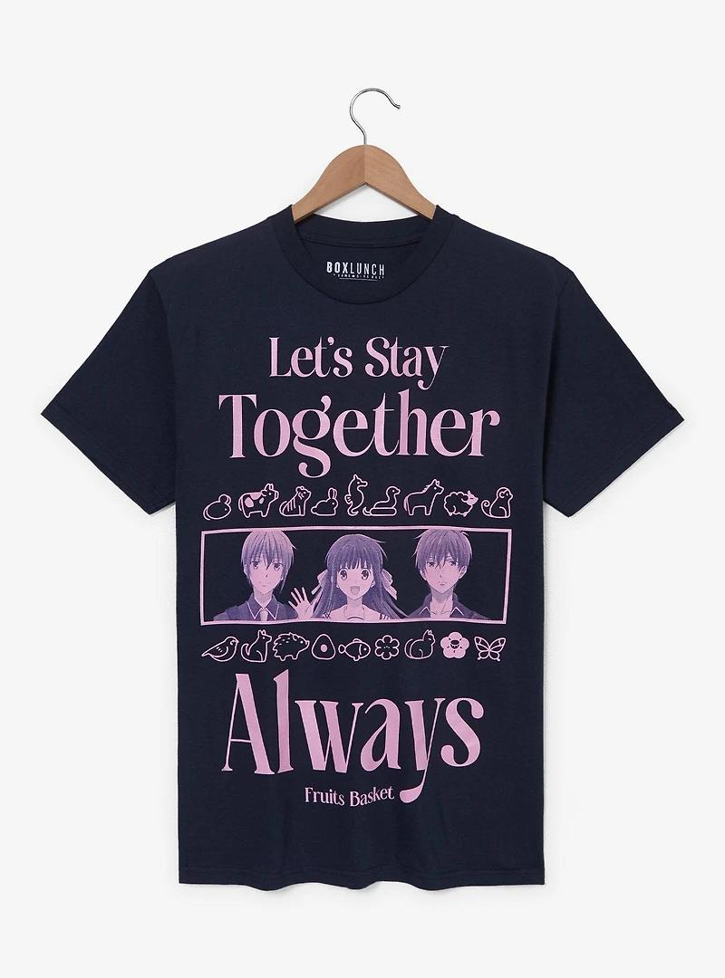 Fruits Basket Let's Stay Together Always Tonal T-Shirt - BoxLunch Exclusive