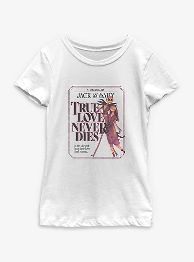 The Nightmare Before Christmas True Love Never Youth Girls T-Shirt