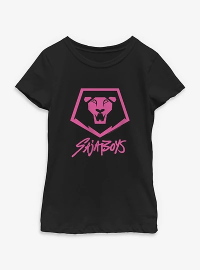 KPop Demon Hunters Lion Logo Youth Girls T-Shirt