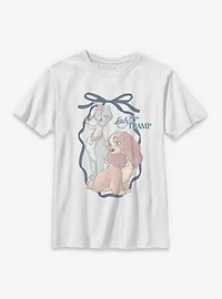 Disney Lady and the Tramp Bow Romance Youth T-Shirt