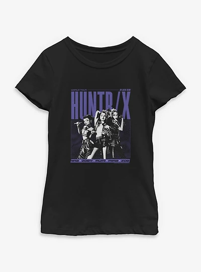 KPop Demon Hunters World Tour Huntrix Youth Girls T-Shirt