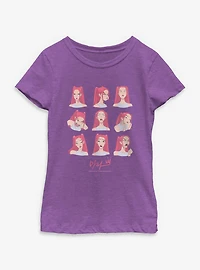 KPop Demon Hunters Mira Expression Youth Girls T-Shirt