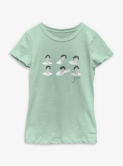 KPop Demon Hunters Jinu Expression Youth Girls T-Shirt