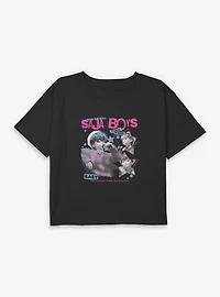 KPop Demon Hunters Baby Idol Youth Girls Boxy Crop T-Shirt