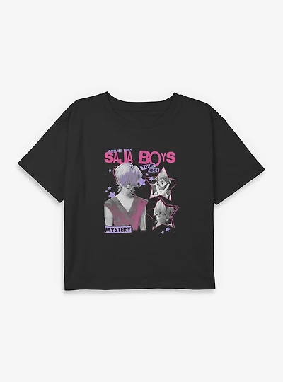 KPop Demon Hunters Mystery Idol Youth Girls Boxy Crop T-Shirt