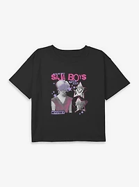 KPop Demon Hunters Mystery Idol Youth Girls Boxy Crop T-Shirt