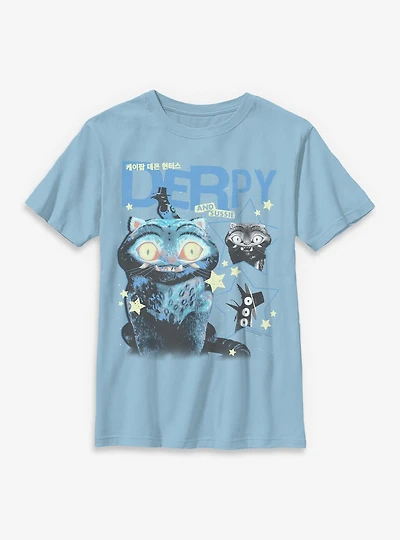 KPop Demon Hunters Derpy And Sussie Stars Youth T-Shirt