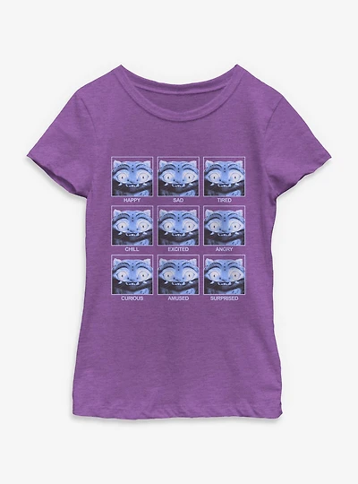 KPop Demon Hunters Derpy Expressions Youth Girls T-Shirt