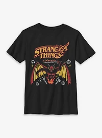 Stranger Things Hellfire Devil Strike Youth T-Shirt
