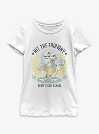 Disney Goofy Golf School Youth Girls T-Shirt