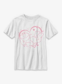 Sesame Street Elmo With Hearts Youth T-Shirt