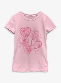 Sesame Street Hearts Youth Girls T-Shirt