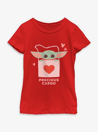 Star Wars The Mandalorian Precious Cargo Youth Girls T-Shirt