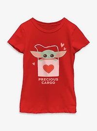 Star Wars The Mandalorian Precious Cargo Youth Girls T-Shirt