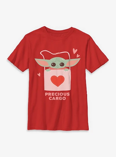 Star Wars The Mandalorian Precious Cargo Youth T-Shirt