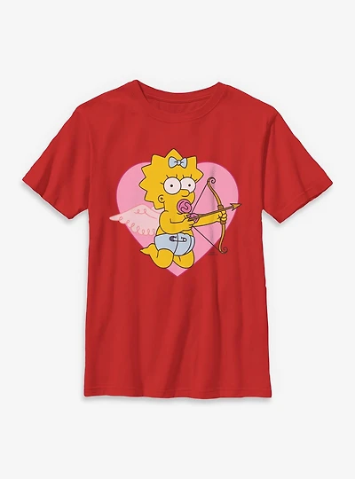 The Simpsons Cupid Maggie Youth T-Shirt