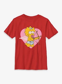 The Simpsons Cupid Maggie Youth T-Shirt
