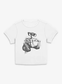 Disney Pixar WALL-E Stencil Womens Baby T-Shirt