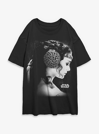 Star Wars Eternal Love Padame Womens Oversized T-Shirt