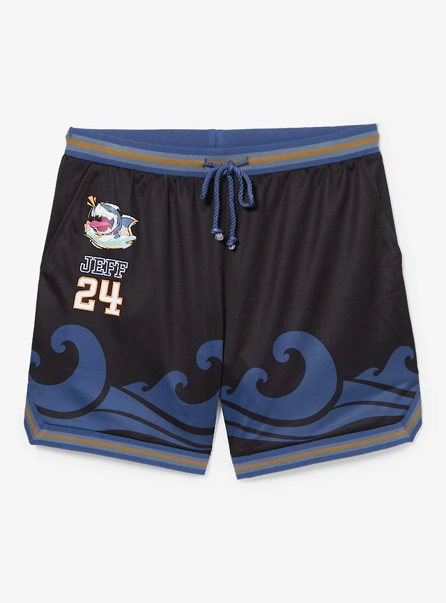 Marvel Rivals Jeff the Land Shark Basketball Shorts — BoxLunch Exclusive
