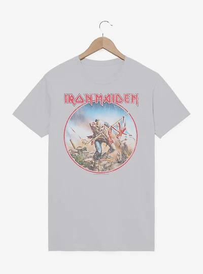 Iron Maiden The Trooper Distressed Circle T-Shirt