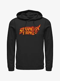 Stranger Things Flame Logo Hellfire Club Demon Hoodie