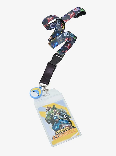 Marvel Rivals Characters Allover Print Lanyard