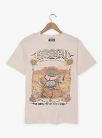 Star Wars The Mandalorian Grogu Strong With Force Western T-Shirt - BoxLunch Exclusive