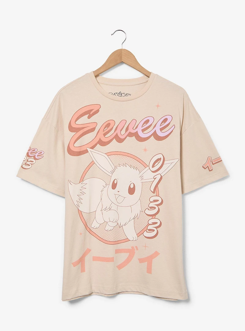 Pokémon Eevee Jumbo Print Women's T-Shirt - BoxLunch Exclusive