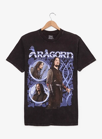 The Lord of Rings Aragorn Multi Portrait Women's T-Shirt - BoxLunch Exclusive