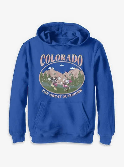 Disney Mickey Mouse The Great Outdoors Colorado Youth Hoodie