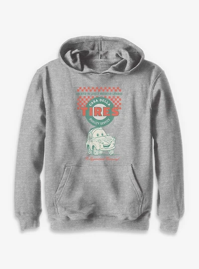 Disney Pixar Cars Checkers Tires Youth Hoodie