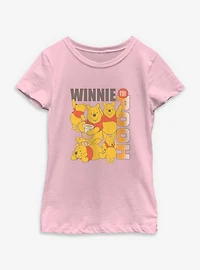Disney Winnie The Pooh Poses Youth Girls T-Shirt