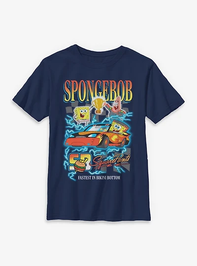 Spongebob Squarepants Sponge Race Youth T-Shirt