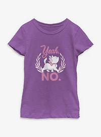 Disney The Aristocats Marie Yeah No Youth Girls T-Shirt