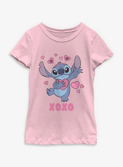 Disney Lilo & Stitch XOXO Youth Girls T-Shirt