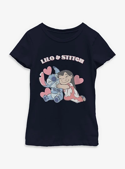 Disney Lilo & Stitch And Cuddles Youth Girls T-Shirt