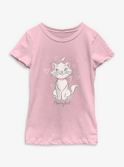 Disney The Aristocats Purrrfect Youth Girls T-Shirt