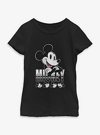 Disney Mickey Mouse Best Is Retro Youth Girls T-Shirt
