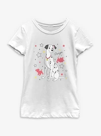 Disney 101 Dalmatians Signature Pongo Youth Girls T-Shirt