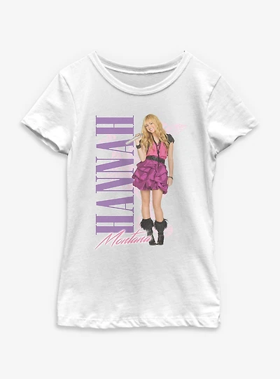 Disney Hannah Montana Hannah's On Tour Youth Girls T-Shirt