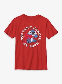 Disney Lilo & Stitch Can't Handle My Love Youth T-Shirt